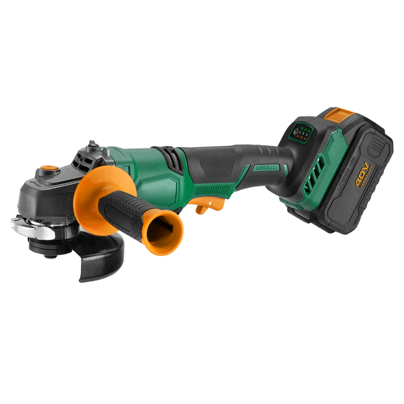 125mm Lithium Cordless 40v Bru - Brushless Angle Grinder Battery Powered recension och pris