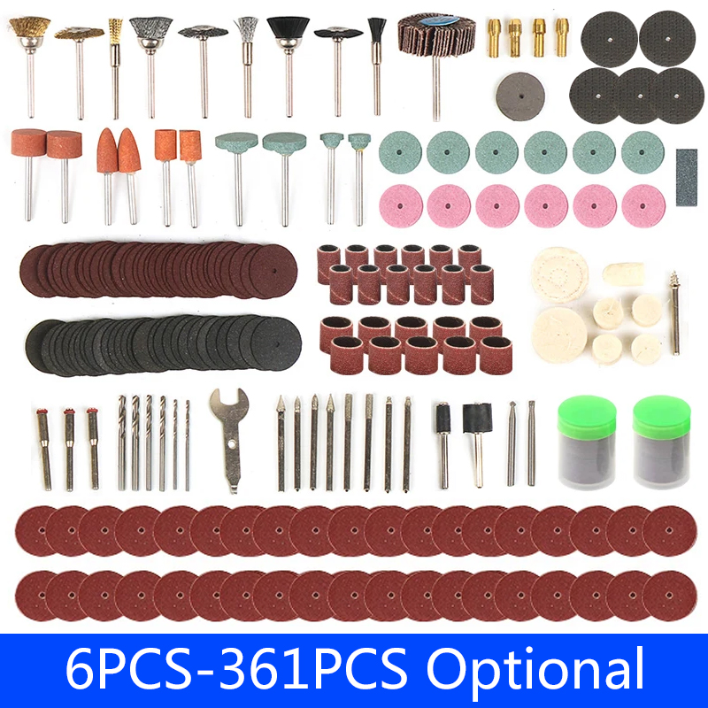 6PCS-361PCS Engraving Accessor - Cordless Rotary Tool Kit Accessories recension och pris