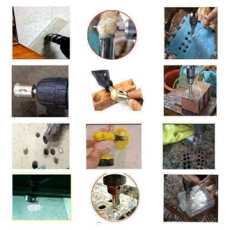 10/15pcs Set Tile drill bit Se - Reciprocating Saw Attachment Drill recension och pris