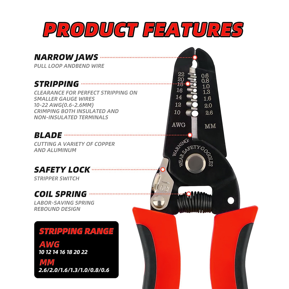 Wire Cutter, Wire Stripper Cri - Automatic Wire Stripper Cutter recension och pris