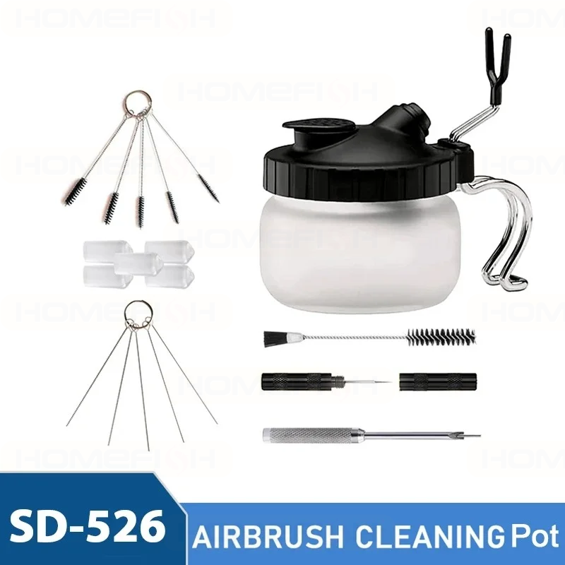 Airbrush Cleaning Kit Clean Po - Airbrush Kit With Mini Compressor recension och pris