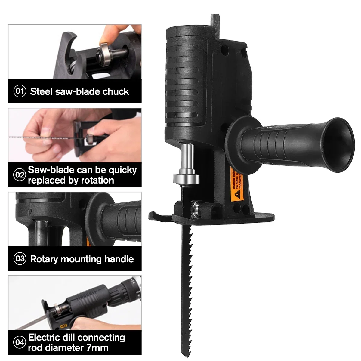 Portable Reciprocating Saw Ada - Reciprocating Saw Attachment Drill recension och pris