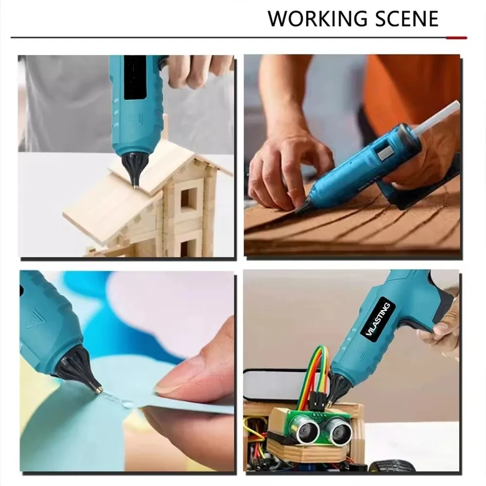 100W Cordless Hot Melt Glue Gu - Hot Melt Glue Gun Cordless recension och pris