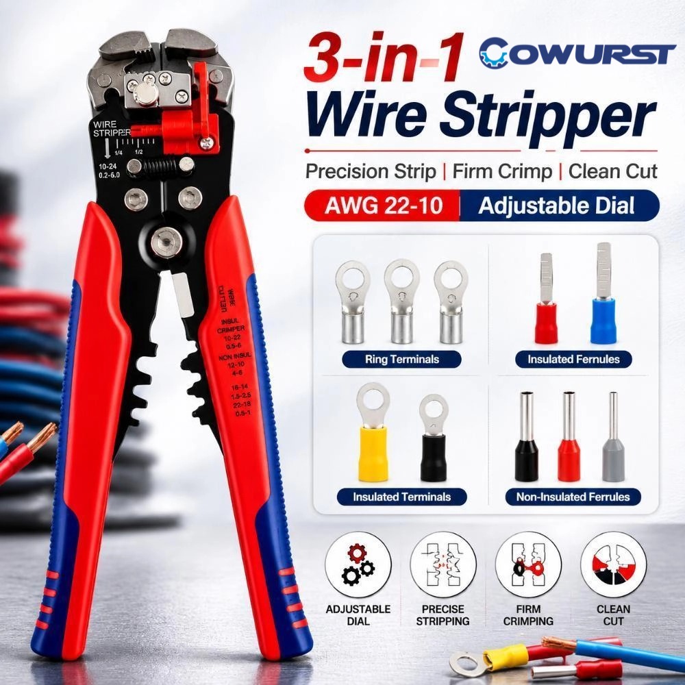 Multifunctional 3 in 1 Wire St - Automatic Wire Stripper Cutter recension och pris