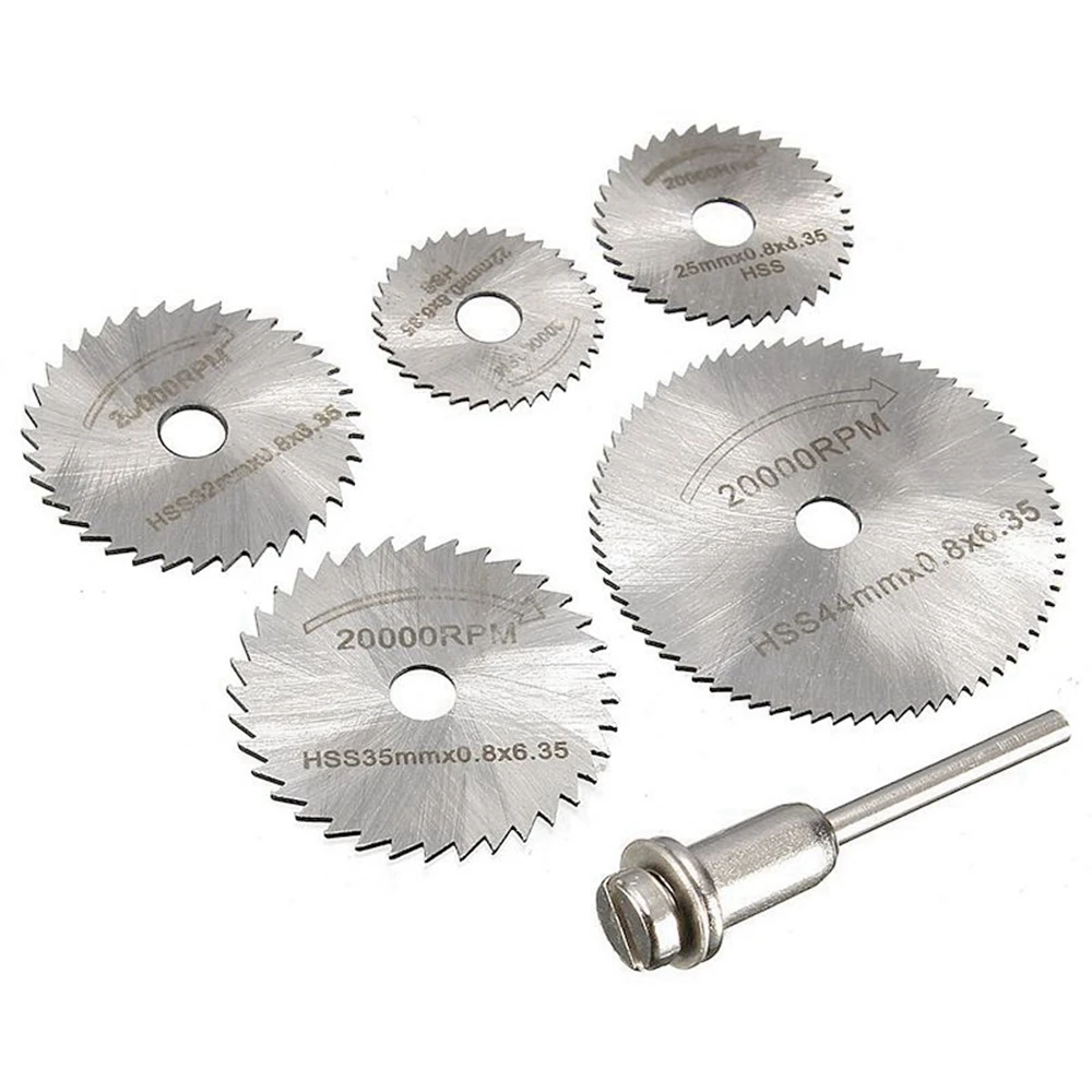 7pcs Mini HSS Circular Saw Bla - Cordless Rotary Tool Kit Accessories recension och pris