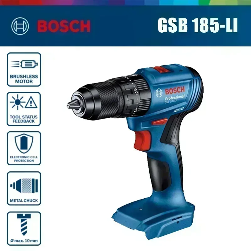 Bosch GSB 185-LI 18V Brushless - Brushless Cordless Electric Drill 18V recension och pris