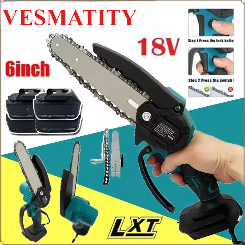 Electric 6-inch Logging Sawzal - Mini Electric Chainsaw 6 Inch recension och pris