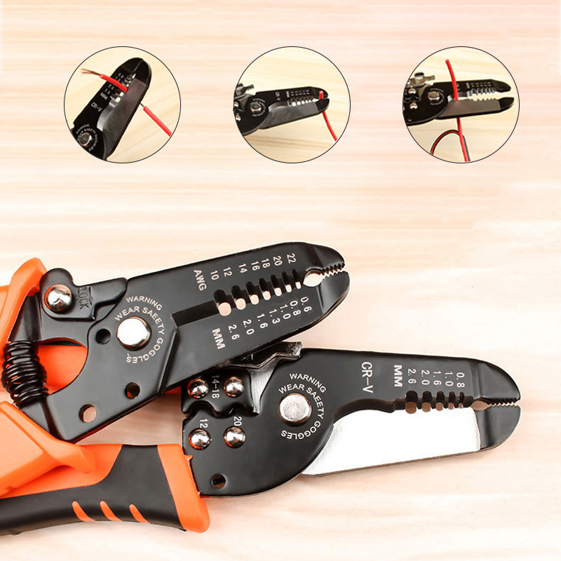 175mm Stripping Crimping Plier - Automatic Wire Stripper Cutter recension och pris